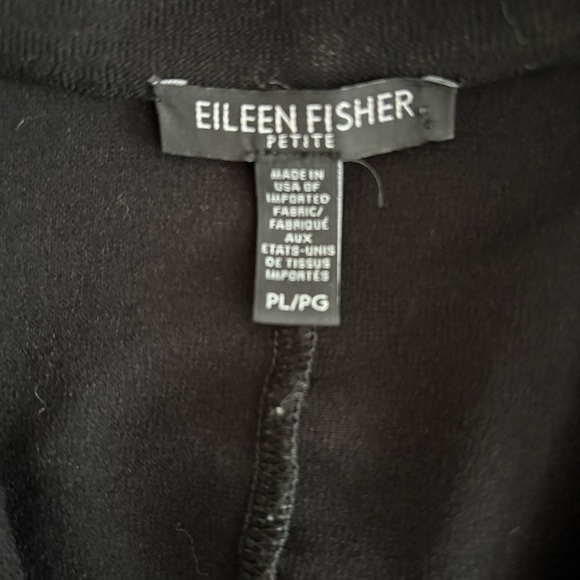 Eileen Fisher Black Stretch Jacket Blazer – Petite Large - Picture 3 of 4